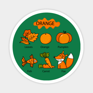 Orange Color Magnet